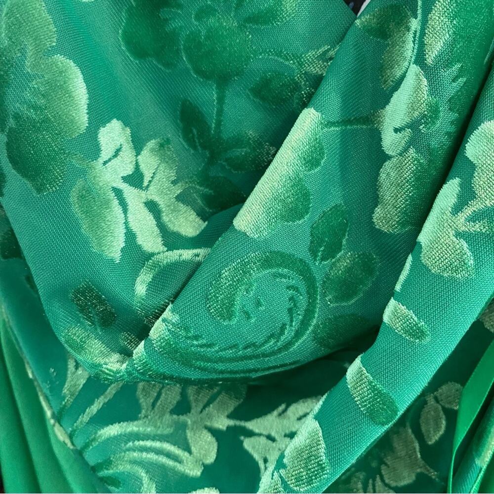 Runaway the Label Dress 12 Green Formal Maxi Y2K Large Long Dress open back - Picture 2 of 8